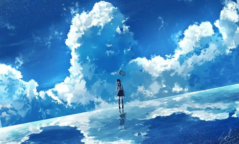 p站美图推荐——水面倒影特辑-动漫之家新闻站