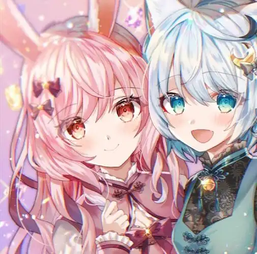 闺蜜头像超显一人一半的那种