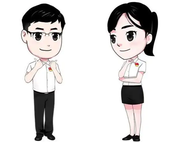 设计者:路媛设计说明:一是人物佩戴党员徽章.