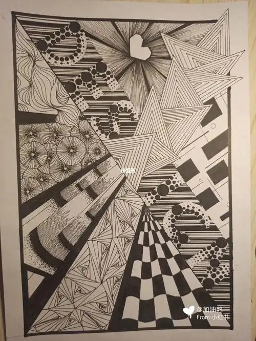 平面构成点线面综合