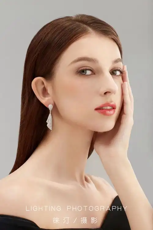 珠宝摄影,饰品首饰,项链戒指模特图