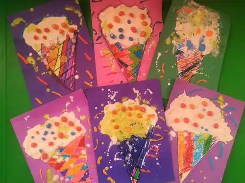 手工制作冰激凌 ——王答小学附属幼儿园大班