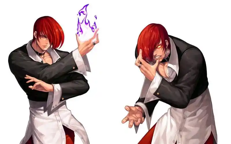 91】跳跳庵的基本功小舞台(暴走八神庵五级人机练习)_拳皇_演示