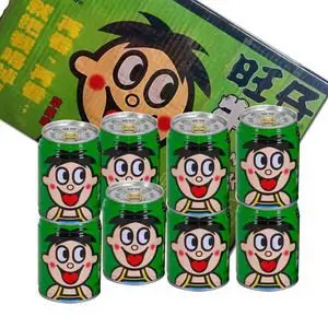 旺仔牛奶整箱绿色苹果味罐装245ml* 16罐成人大箱盒装一箱复原乳