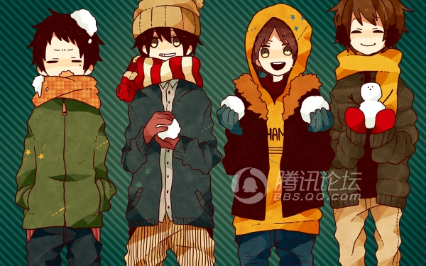 动漫男生三人图,像这种的,越多越好,急急急,在线等