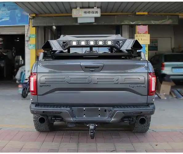 福特猛禽f150龙门架f150ltd改装17-21款专用后备箱烟囱带备胎架坦途