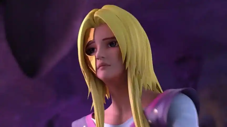 《精灵梦叶罗丽》黄金剑的冲击太强了,吸引了铁希的出现