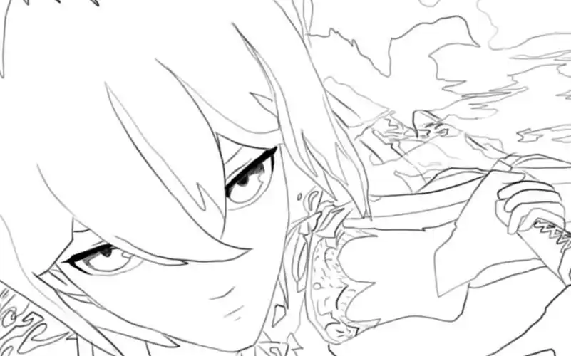 ps动画,爆肝300帧,大学生原画节课作业《黎明》