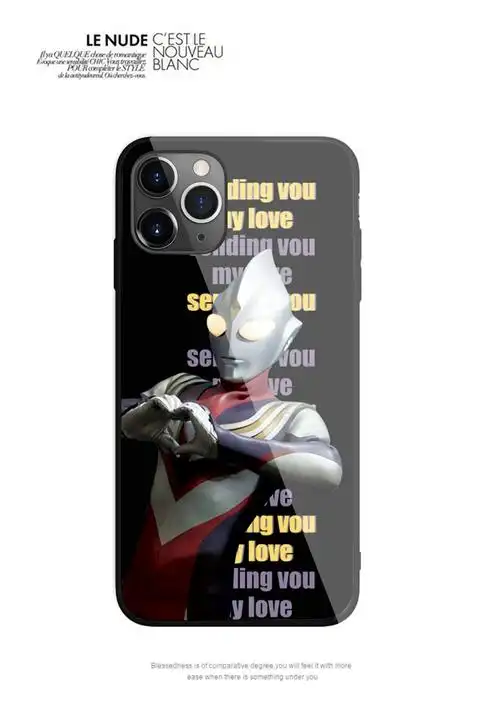 苹果13卡通奥特曼比心爱心适用iphone16promax15pro透明软x手机壳