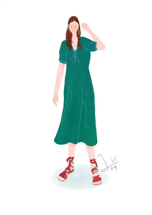 《人物插画涂鸦》