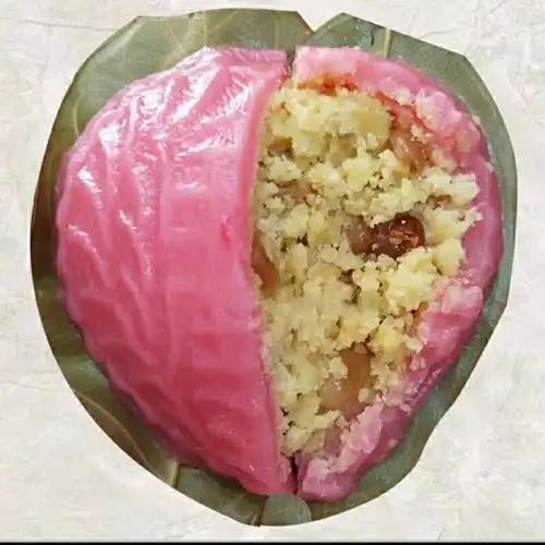 寿桃籺田艾籺茂名电白高州特产籺茂名籺真空包装农家白籺咸馅5个红籺