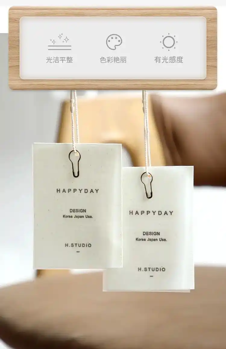 女装吊牌logo定制服装吊牌帆布标签吊牌