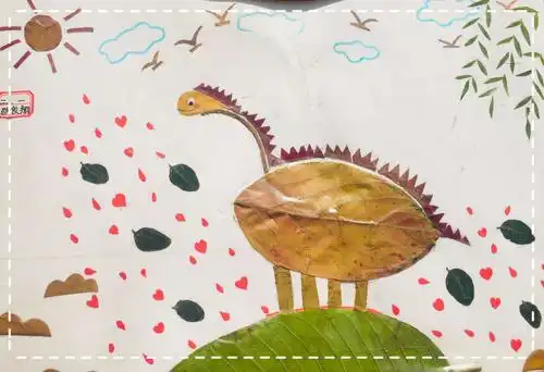 胜利小学二年级一班 多彩的树叶——变变变