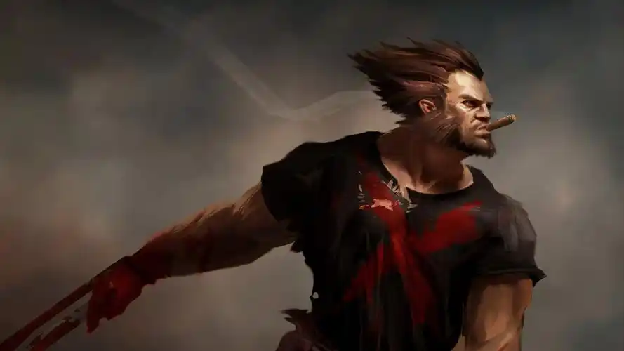 金刚狼插画图片,4k高清其它图片,娟娟壁纸