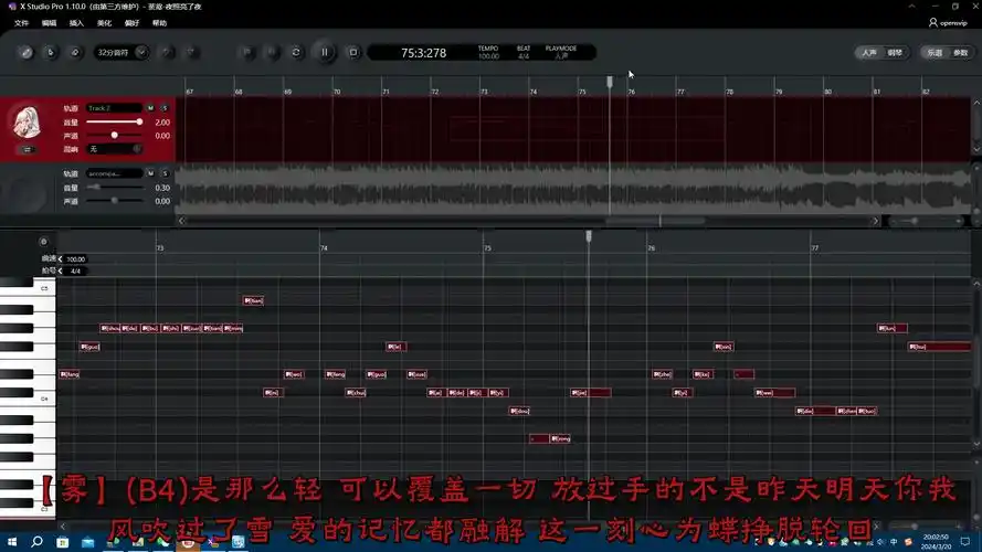 【荼鸢】夜照亮了夜(cover 万芳)【hb to 荼鸢】【工程录屏】【x