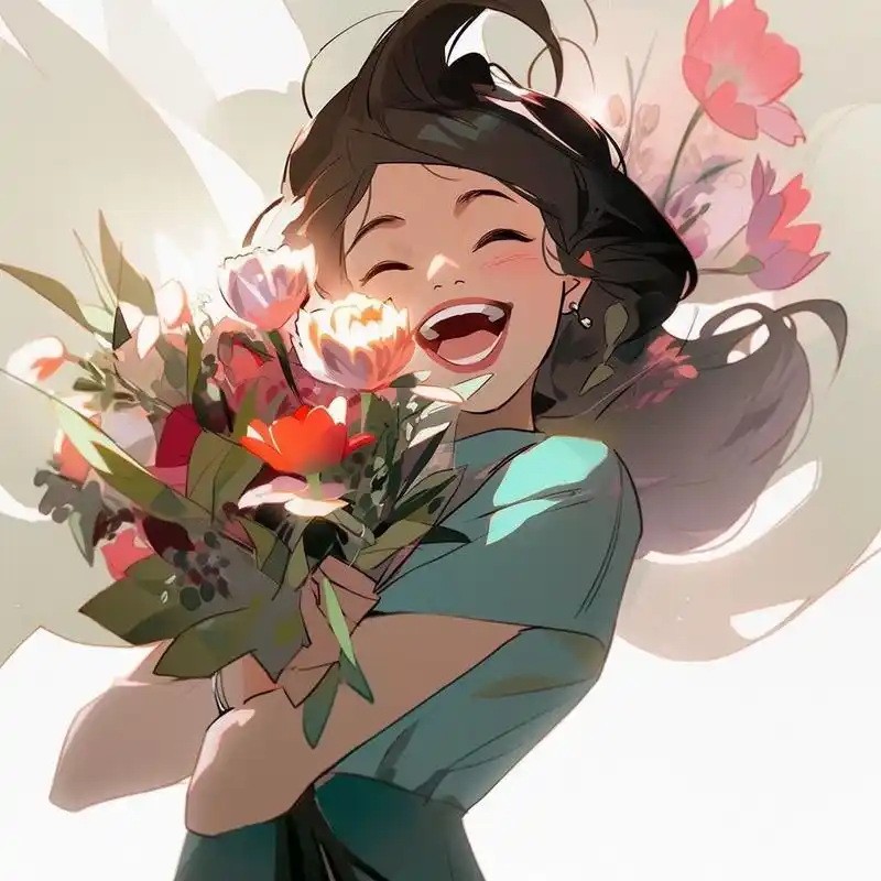 嗨 爱笑的阳光女孩看过来!‖气质女生头像 爱笑的女孩运气都不差哟