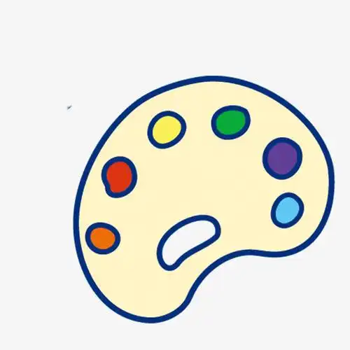 关键词 : 画板,卡通,绘画,颜料,可爱