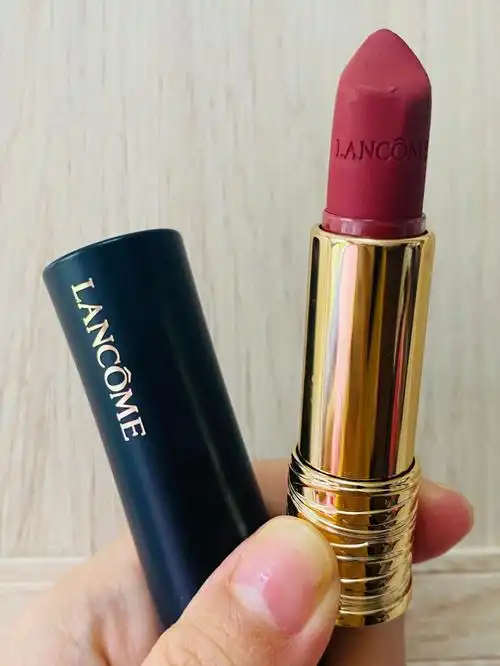 原片兰蔻菁纯丝绒雾面口红295试色