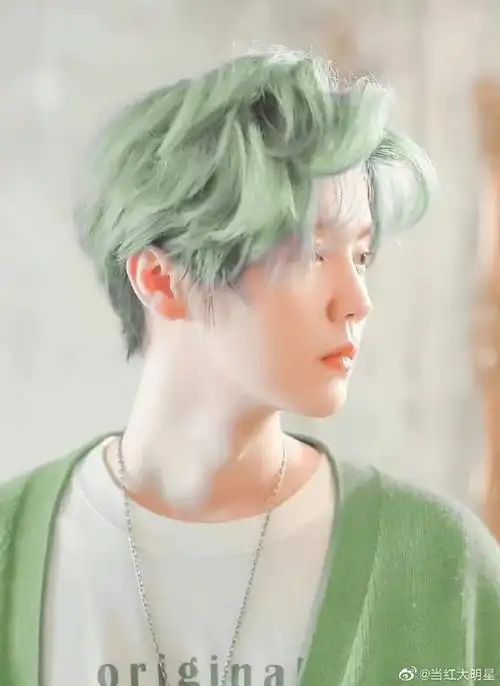 鹿晗有多适合染发##娱乐影像力