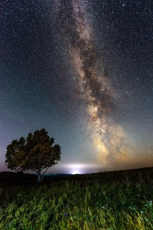 草原夜空