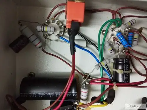 石整流6p15单端胆机一边声道有杂音热心坛友指点下谢谢