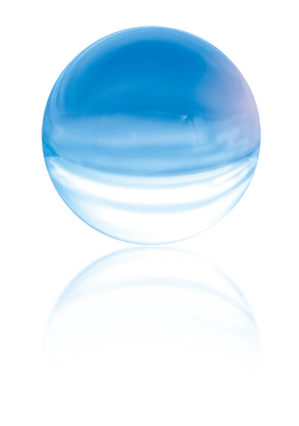 蓝色水晶球