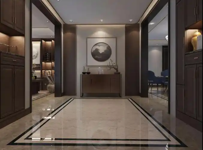 中式玄关吊顶效果图