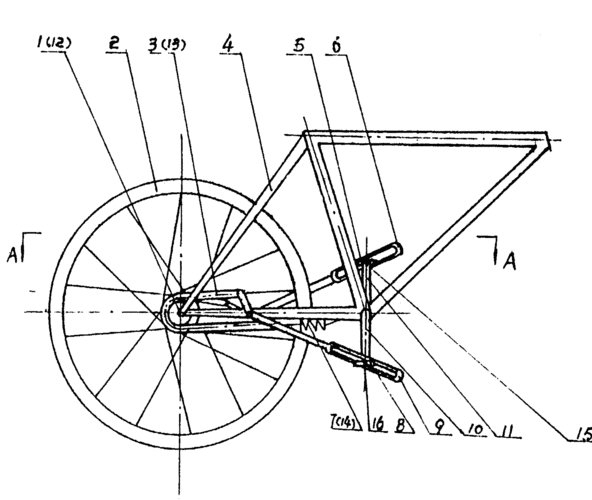 曲柄杠杆传动机构 - cn95225924.