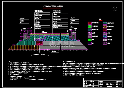 新建沥青砼路道路路基路面施工设计图