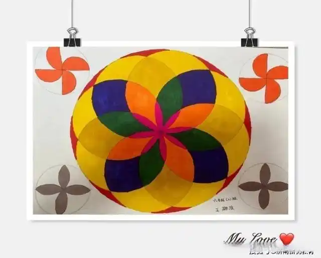 "圆"来这么美——六年级图形设计大赛《我的创意圆》