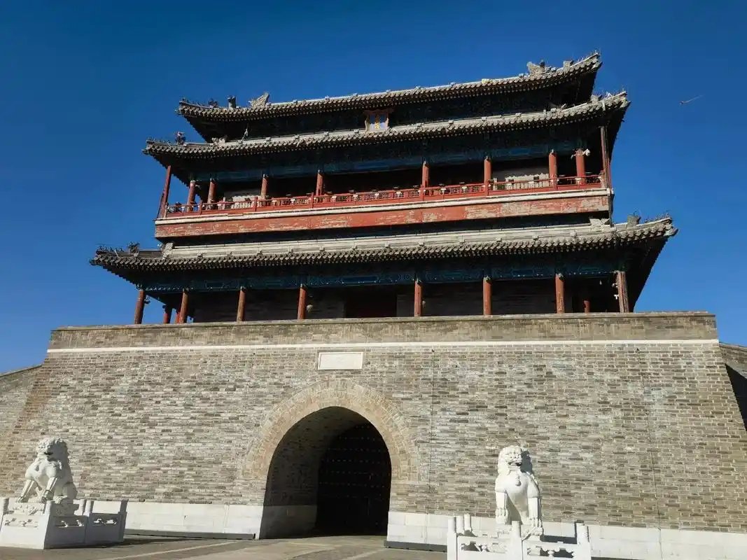 位于北京中轴线上的建筑—永定门 - 抖音