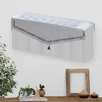 softpro挂式空调罩挂机罩15p匹装饰防尘套北欧卧室不取式挂式不取喜剧