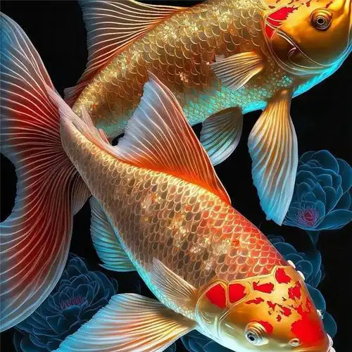 2024年锦鲤好运头像图片(图1)