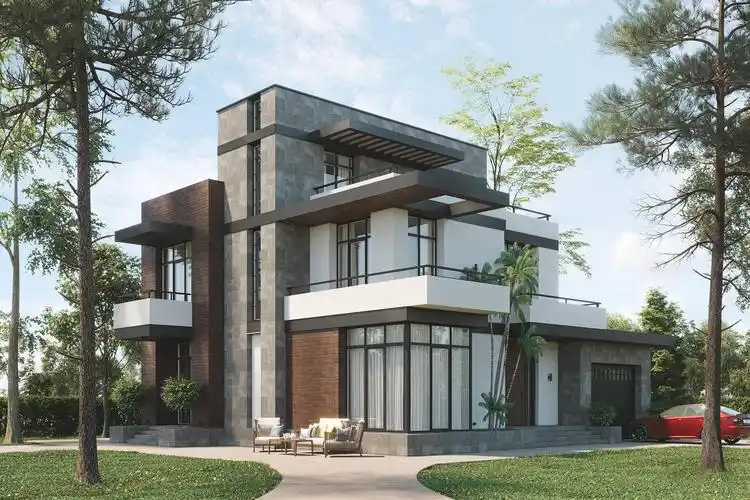 这9款设计感爆棚的高颜值现代风别墅,好看的简直不像实力派!