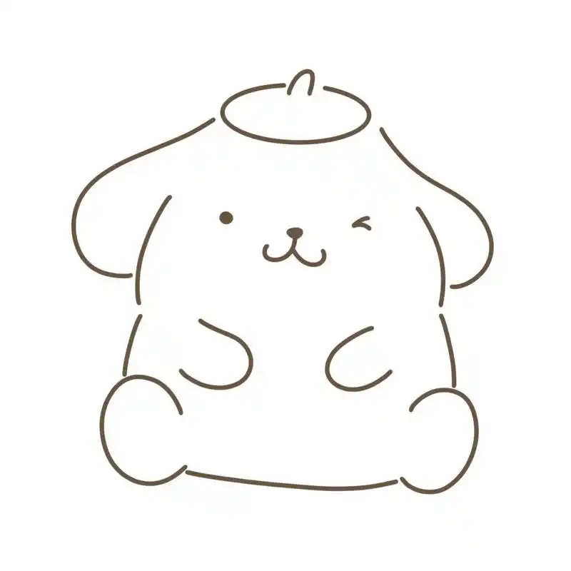 布丁狗|简笔画教程