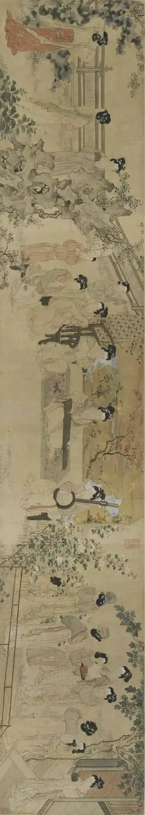 明代中国仕女画欣赏