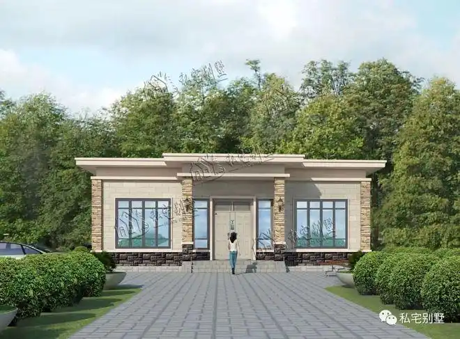 一层平顶别墅小面积多种户型选择