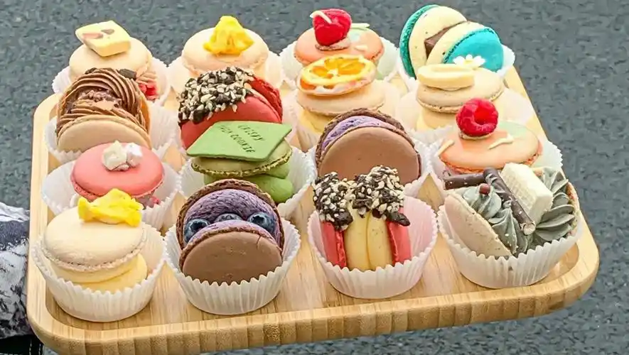 这些胖嘟嘟的马卡龙真的好可爱啊啊啊啊!#苏州美食在苏州 - 抖音