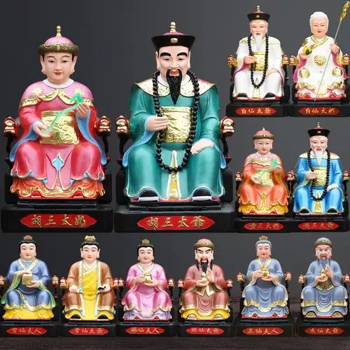 胡三太爷太奶神像四大家族保家仙胡仙家用树脂摆件佛像胡黄常蟒像