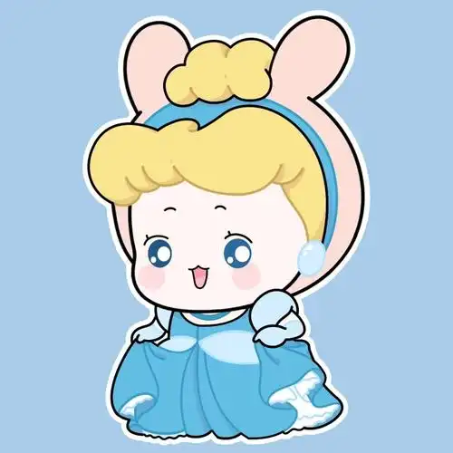 迪士尼公主q版可爱头像