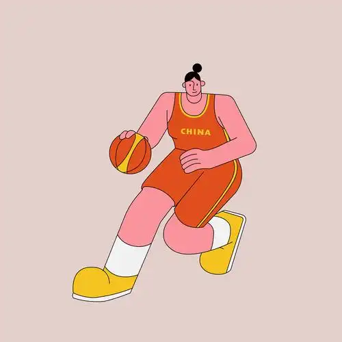 扁平/描边人物-运动员系列