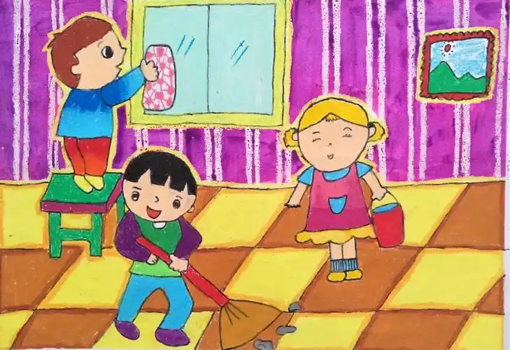 一(1)班    吴虹烨   《放学后》