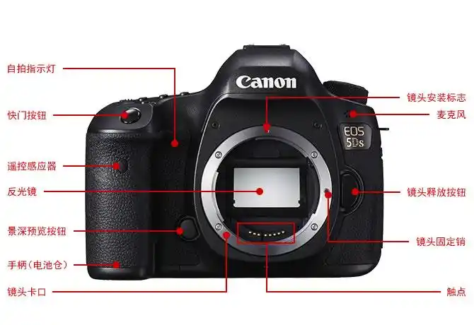 佳能(canon) eos 5dsr 专业全画幅单反相机 5ds r 佳能ef 24-70mm f