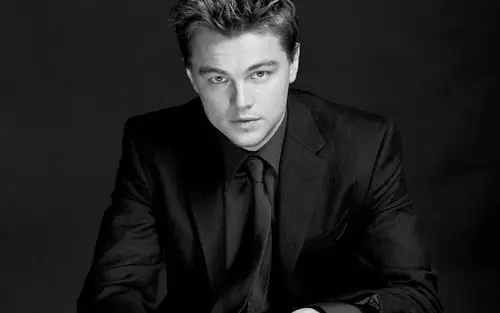 leonardodicaprio,美男,明星,写真,熟男,欧美,黑白,美男莱昂纳多