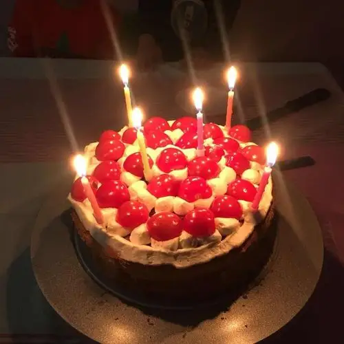 水果蛋糕diy--红枫叶幼儿园集体生日会