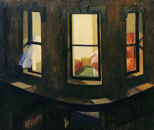 爱德华霍普(edward hopper),以其简朴,诡异的场景定义了20世纪的现实