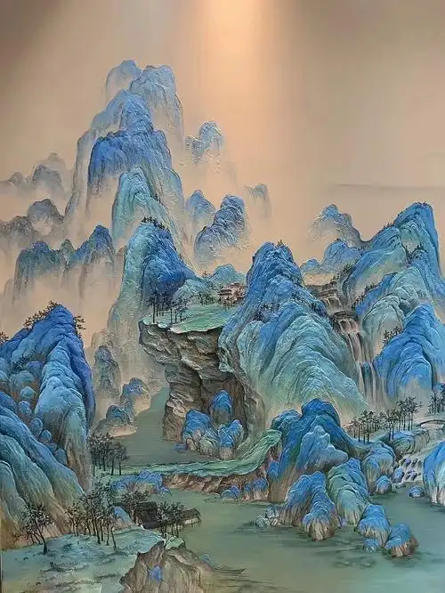 墙体彩绘壁画手绘墙画装修公司提供餐饮娱乐办公室商场超市等装修