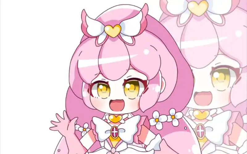 【画世界/指绘】小花仙团头挂件伊瞳绘画过程