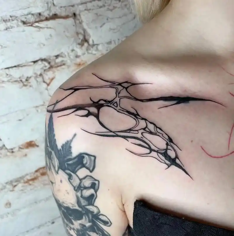 纹身#纹身图案手稿#tattoo#潮流 意识流的特质在于, - 抖音