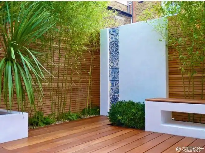 b 别墅,庭院——景墙